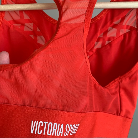 Victoria’s Secret Sports Bra Red Mesh - Picture 4 of 5